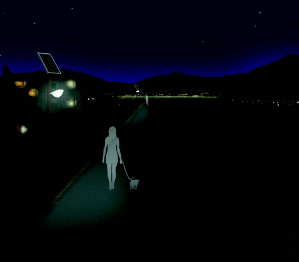 ソーラー式LED照明灯　セレッドライト（CELed Light）